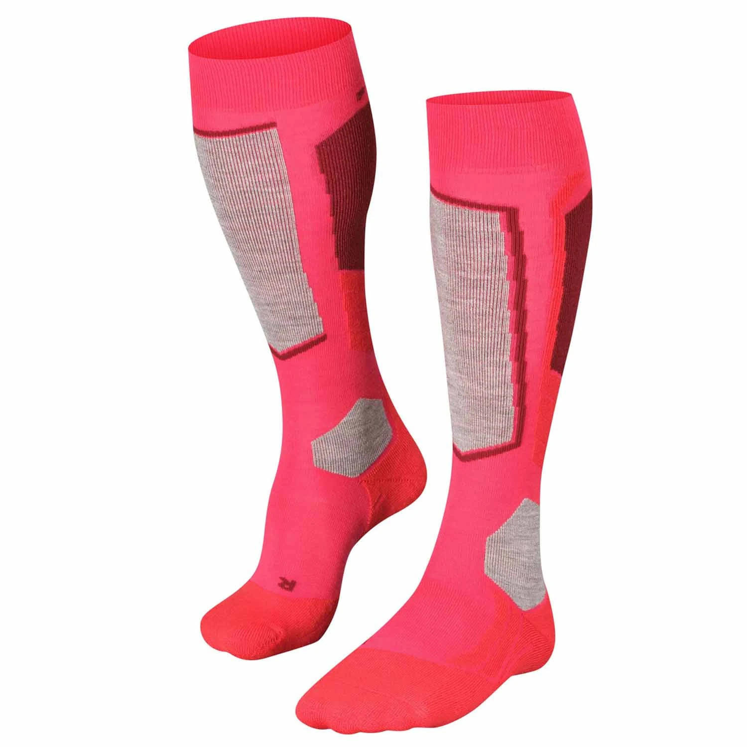 Falke SK2 Womens Ski Socks Rose 3 Falke SK2 Womens Ski Socks Rose