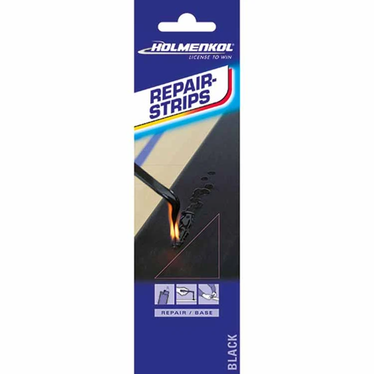 Holmenkol Ski And Snowboard Base Repair Strips Black 3 Holmenkol Ski And Snowboard Base Repair Strips Black