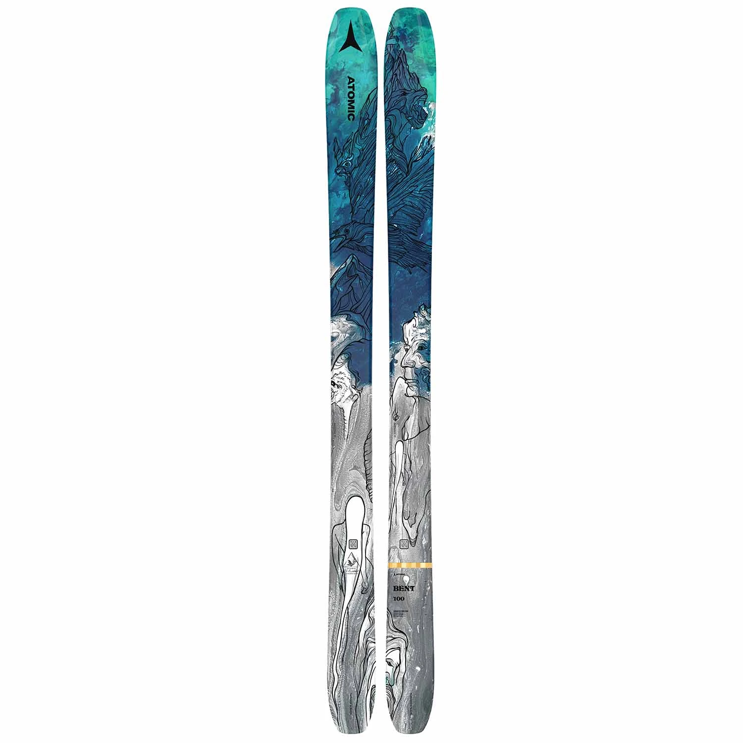 Atomic Bent 100 Skis 3 Atomic Bent 100 Skis