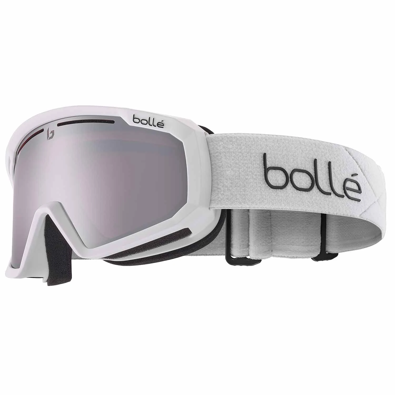 Bolle Y7 OTG White Vermillon Gun Ski Goggles 3 Bolle Y7 OTG White Vermillon Gun Ski Goggles