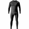 Maier Base Layer Thermal Set M Black -Ski Work Store mens base layer